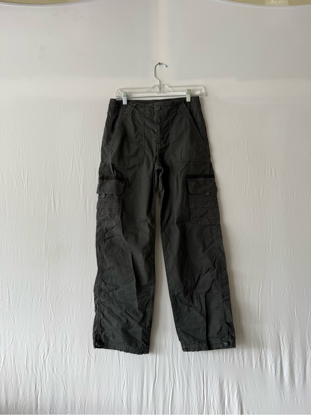 AMERICAN EAGLE Wmn's Jogger Cargo Stretch Convertible Loose Fit w/Straps Size 2